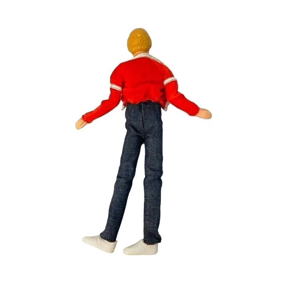 Vintage 1979 Fully articulated Ken Doll Suspenders Sneakers Jeans Sean Cassidy